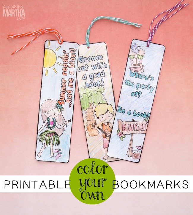 Color Your Own Printable Bookmarks - The Simply Crafted Life